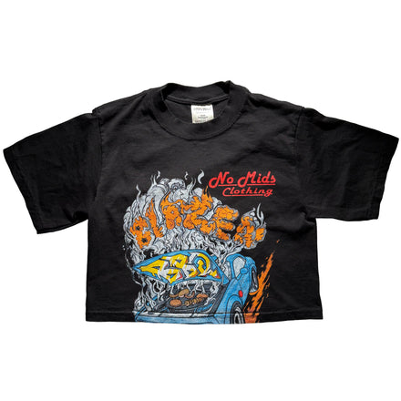 "Blaze N' BBQ" Crop Top