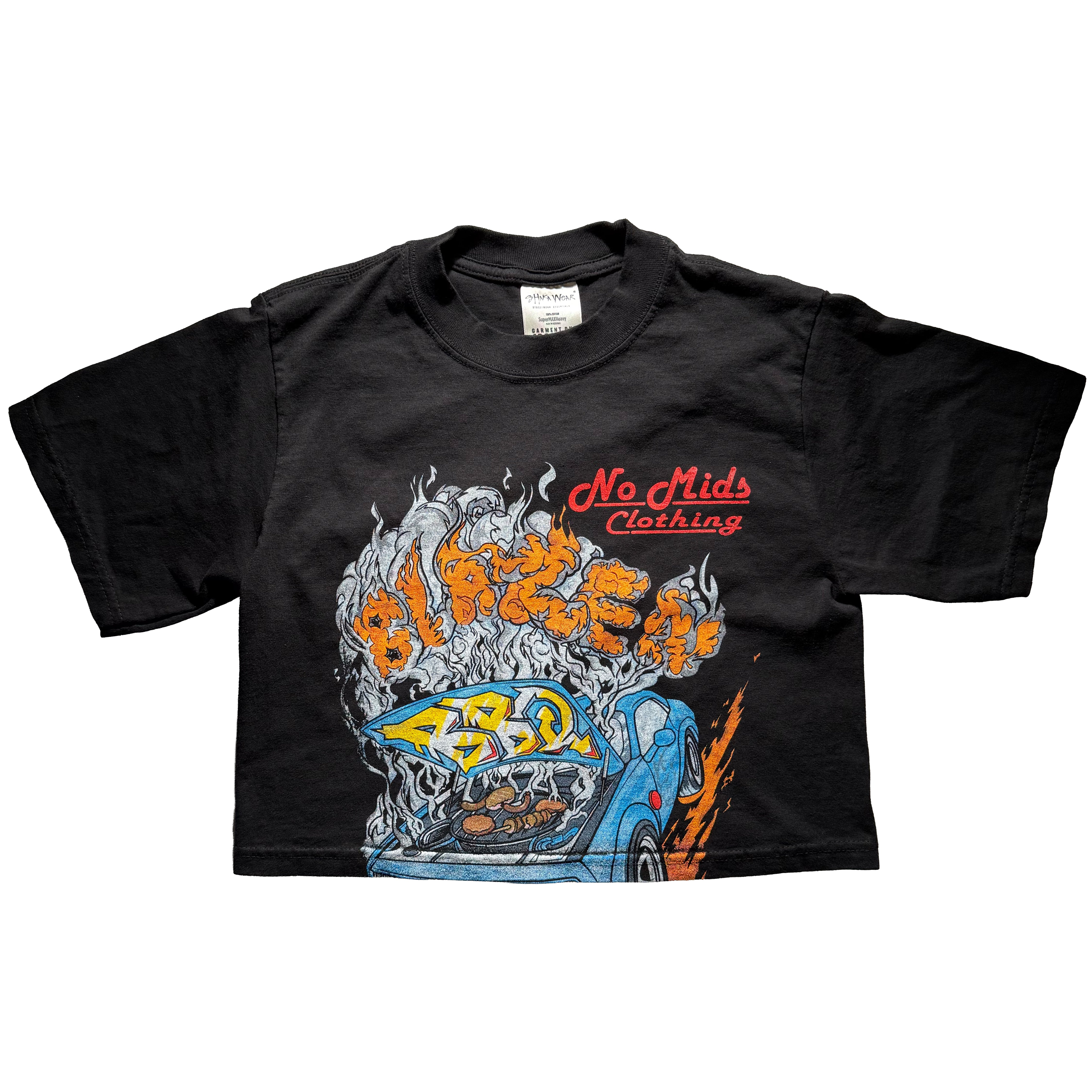 "Blaze N' BBQ" Crop Top